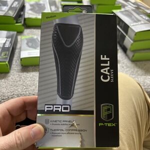 P-TEX PRO Calf Sleeve X-Large Black Kinetic Paneling Thermal Compression